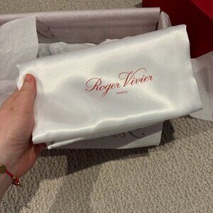 Roger Vivier Gommette Suede Ballet Flats Size 6 NEW With Box